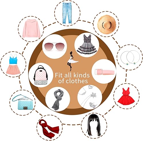 Miniatura 6 de HomGarden Maniquí femenino maniquí cuerpo completo vestido forma, 69" maniquí ajustable soporte costura vestido modelo pantalla cabeza gira vestido