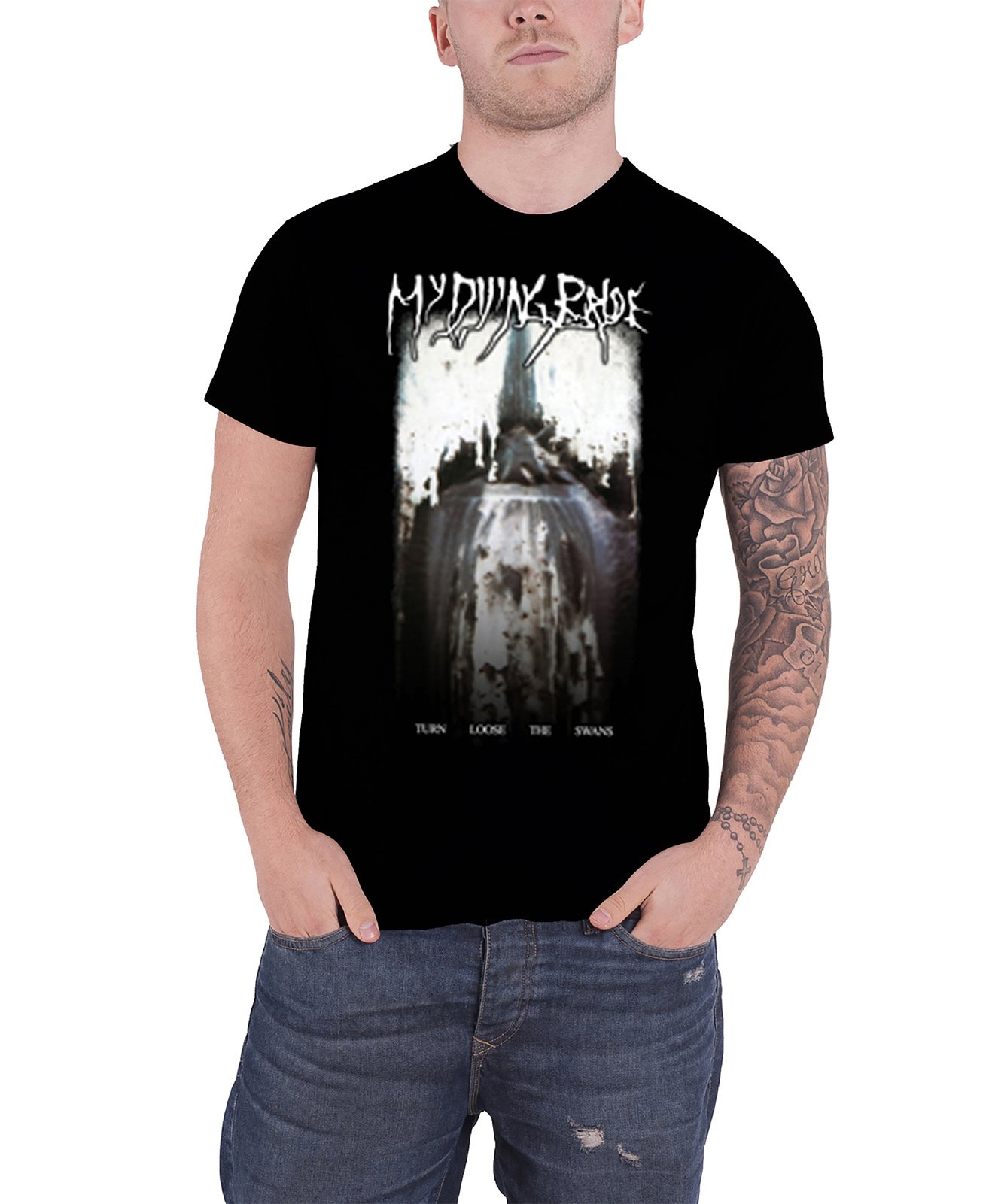My Dying Bride Unisex Black 'Turn Loose The Swans' T-Shirt (Medium)