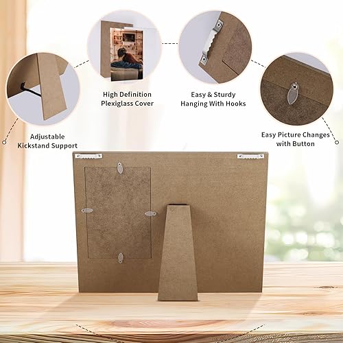 Miniatura 6 de Regalos de compromiso para parejas, calendario de cuenta regresiva de boda único de LANGHUA puede registrar la fecha de la boda, regalos de