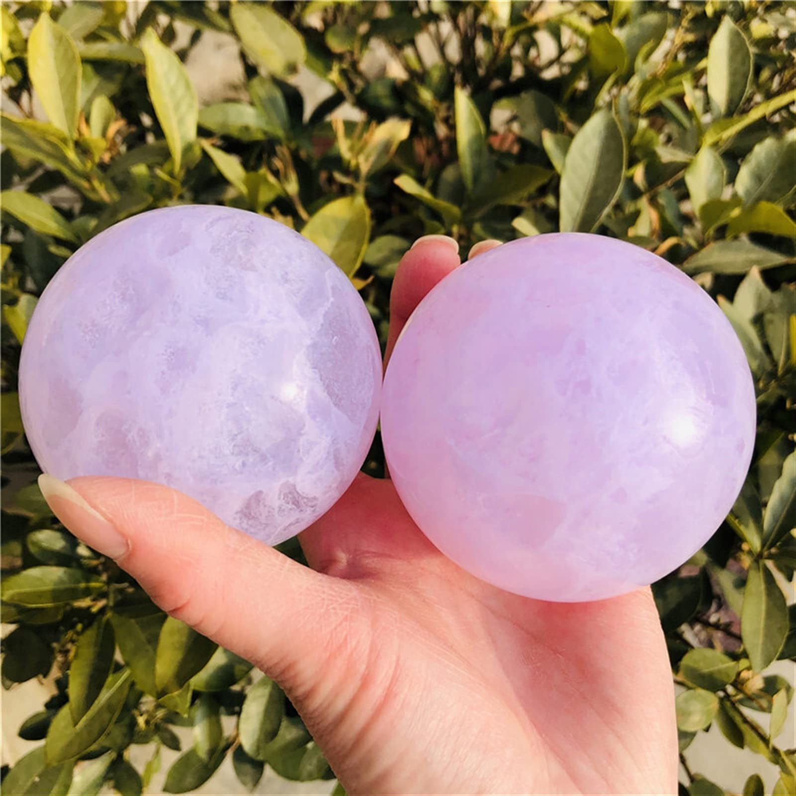 7cm Natural Crystal Ball Quartz Stone Rock Melt Polvere Piena Feng Shui Energy Ball Reiki Decorazione