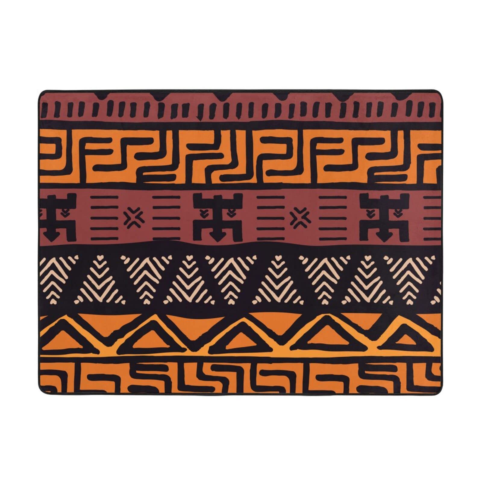 Tapis africain tissu de boue antidérapant : fini les chutes dans la chambre