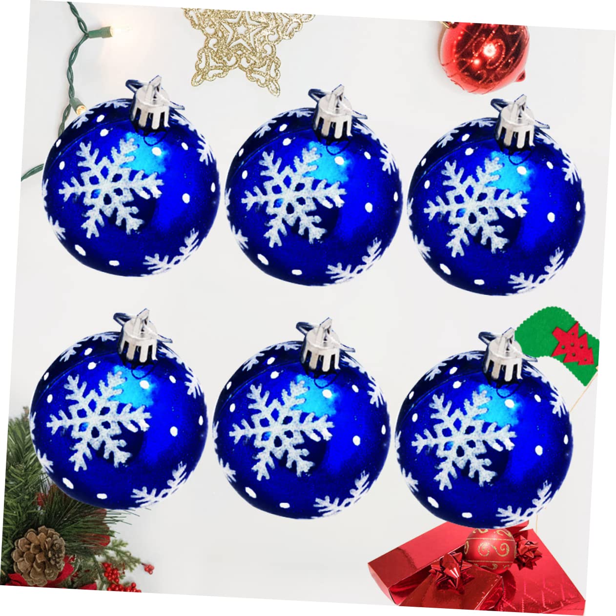 TOPBATHY 30 STK Weihnachtliche Hängende Anhänger Christbaumschmuck Weihnachtsschmuck Kugeln Weihnachtskugel Girlande Bruchsichere Weihnachtskugel Weihnachtsbaum-hängekugel Weihnachtskugeln