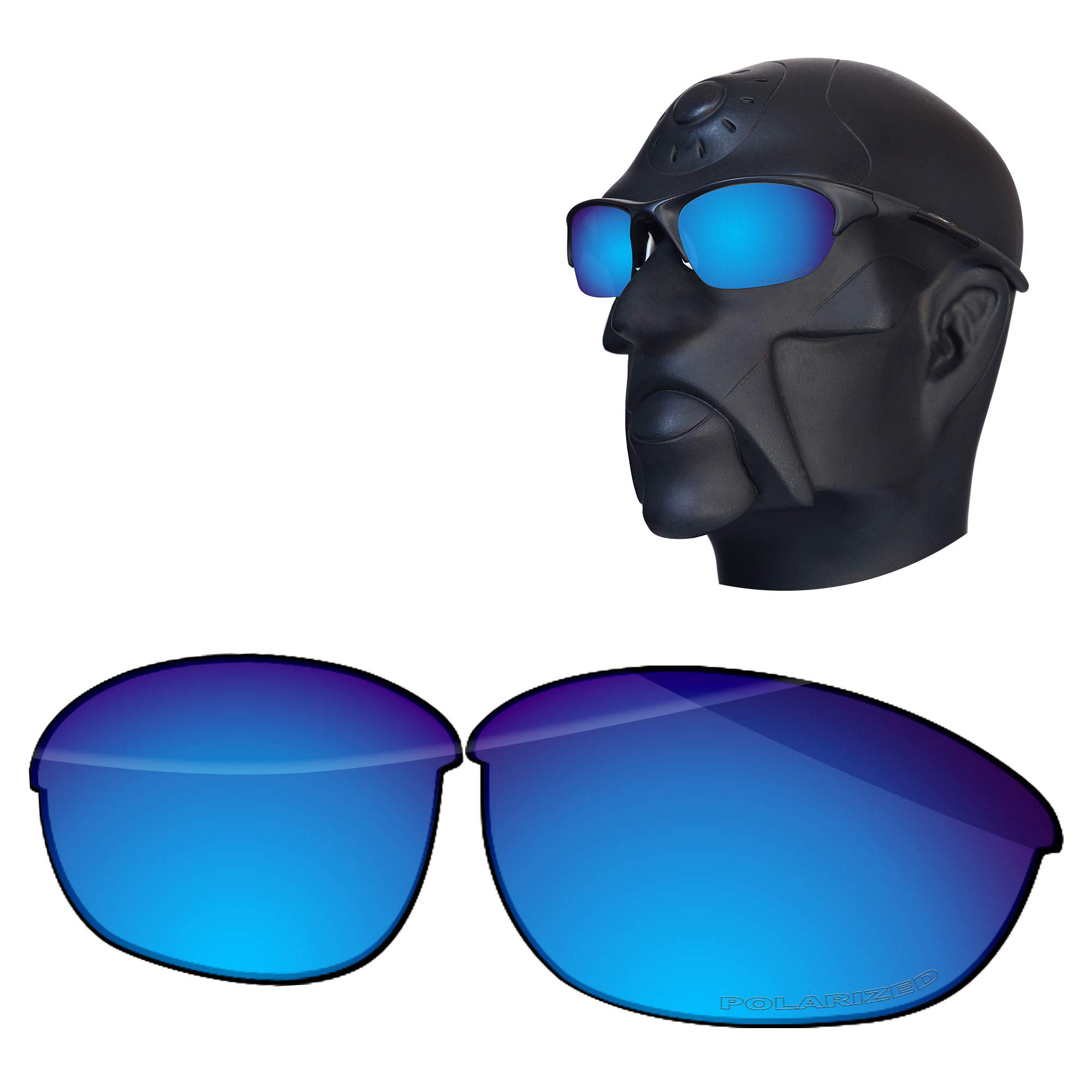Ensky HardyShield Replacement Lenses for Oakley Half Jacket Sunglasses - Intense Blue