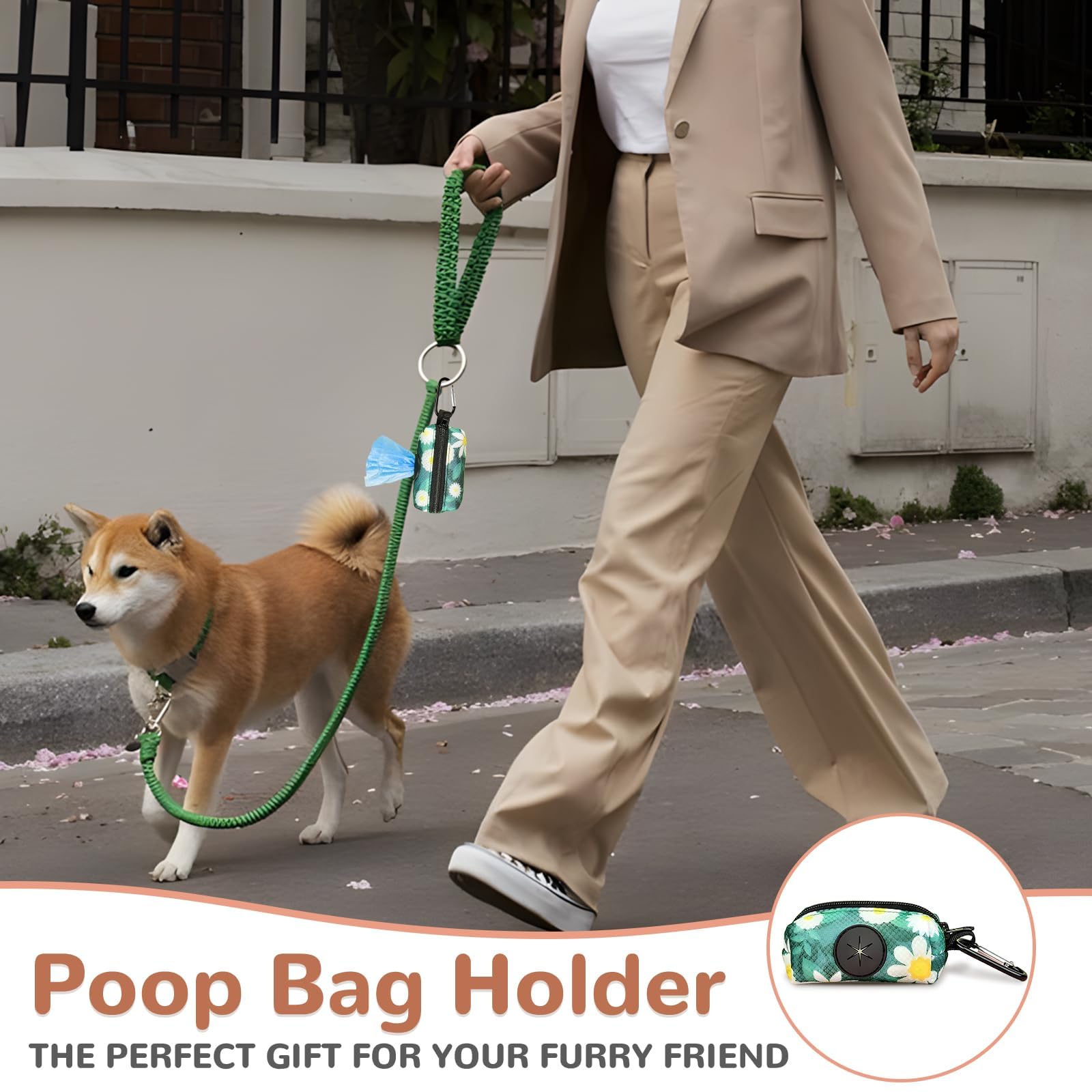 ICEMOOD Dog Poo Bag Holder With Easy Dispensing Hole - Image 2