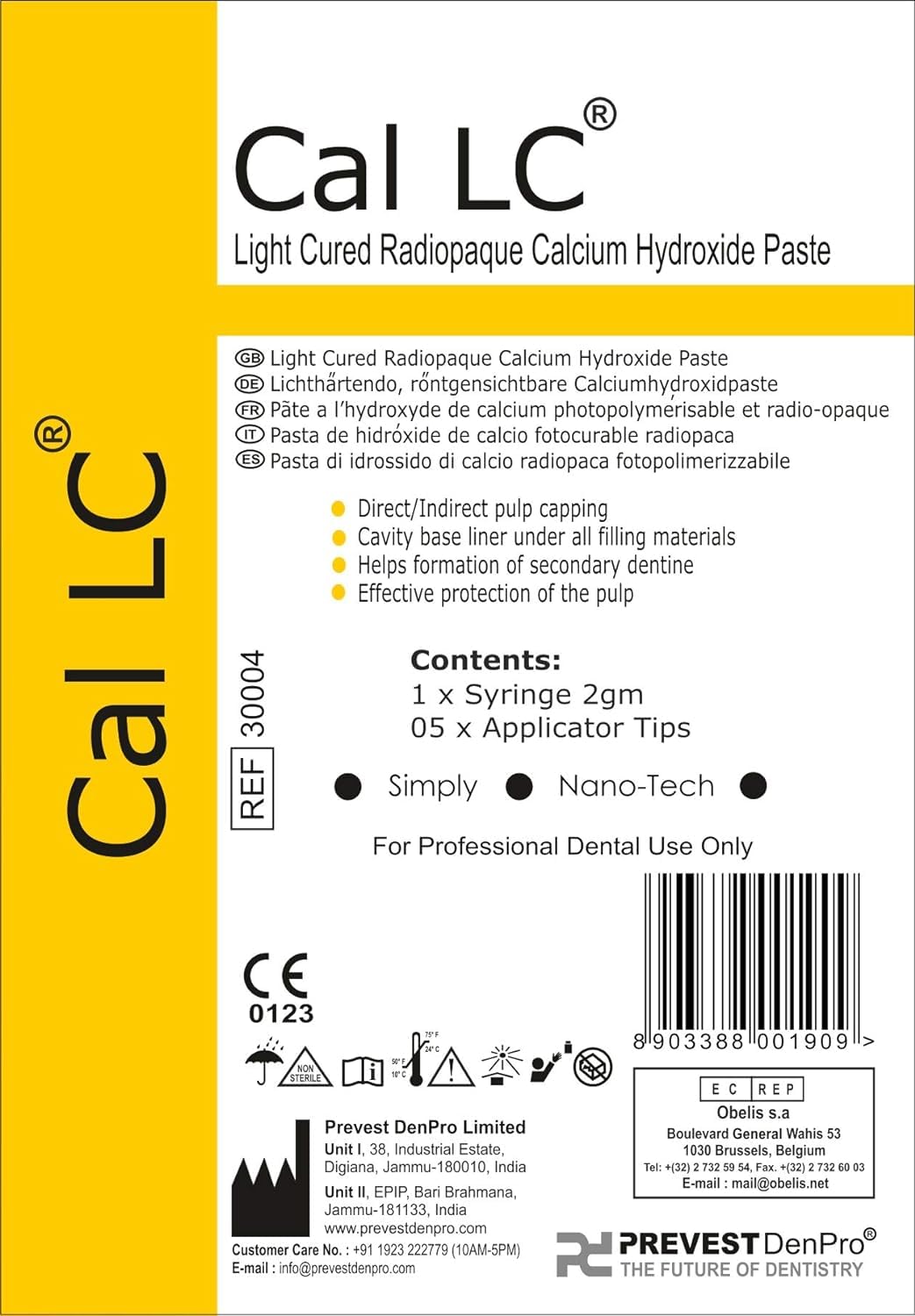 Green Velly DenPro Cal LC 2 gm liner de haute résistance