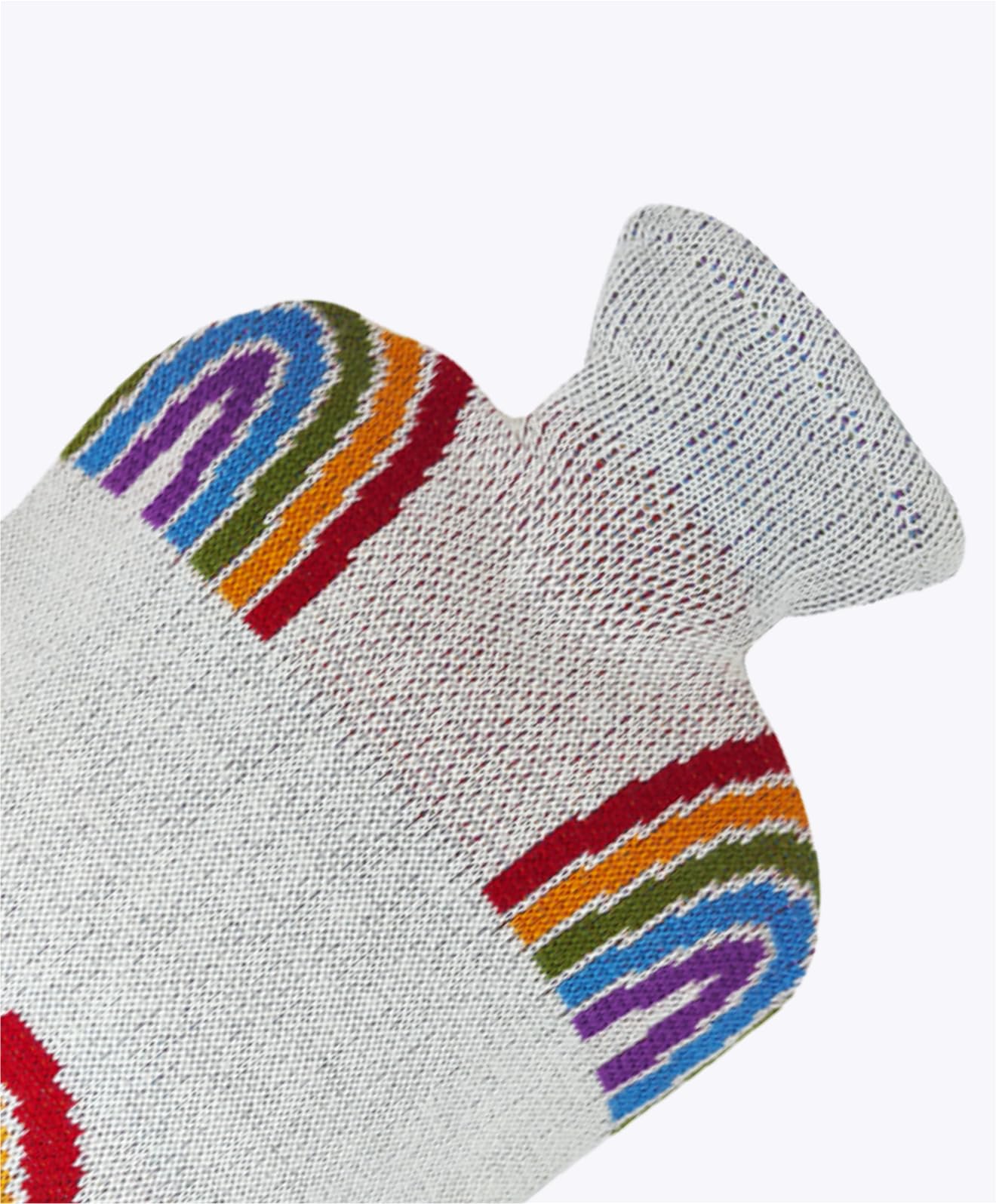 medaxo Cozys Hot Water Bag with Designer Knit Cover (Rainbow, U") | 2 LTR Capacity | Stylish Prefixed cover | For Cramps, Pain Relief & Cozy Nights | Feet, Bed Warmer for Adults, Kids - Pack of 2 2