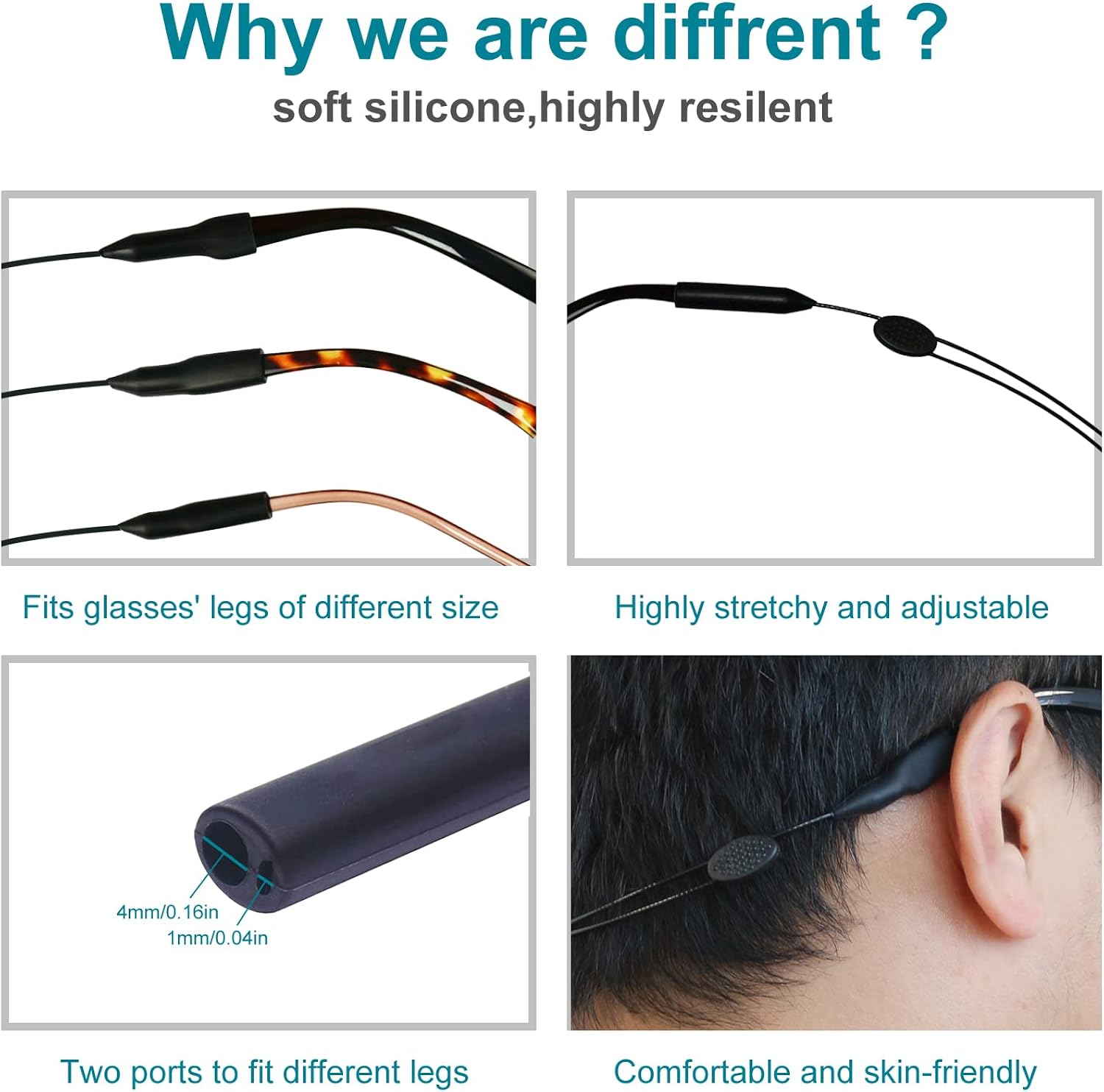 Tор Brаndѕ 2pcs Eyeglasses Holder Strap, Sunglasses Strap, Eyewear Retainer, Sports String Retainer, Adjustable from 9.2 to 14”, with Glass Cleaning Cloth and Screwdriver, Black Authеntіс Crаzу Dеаlѕ 2pcs Eyeglasses Holder Strap, Sunglasses Strap, Eyewear Retainer, Sports String Retainer, Adjustable from 9.2 to 14”, with Glass Cleaning Cloth and Screwdriver, Black