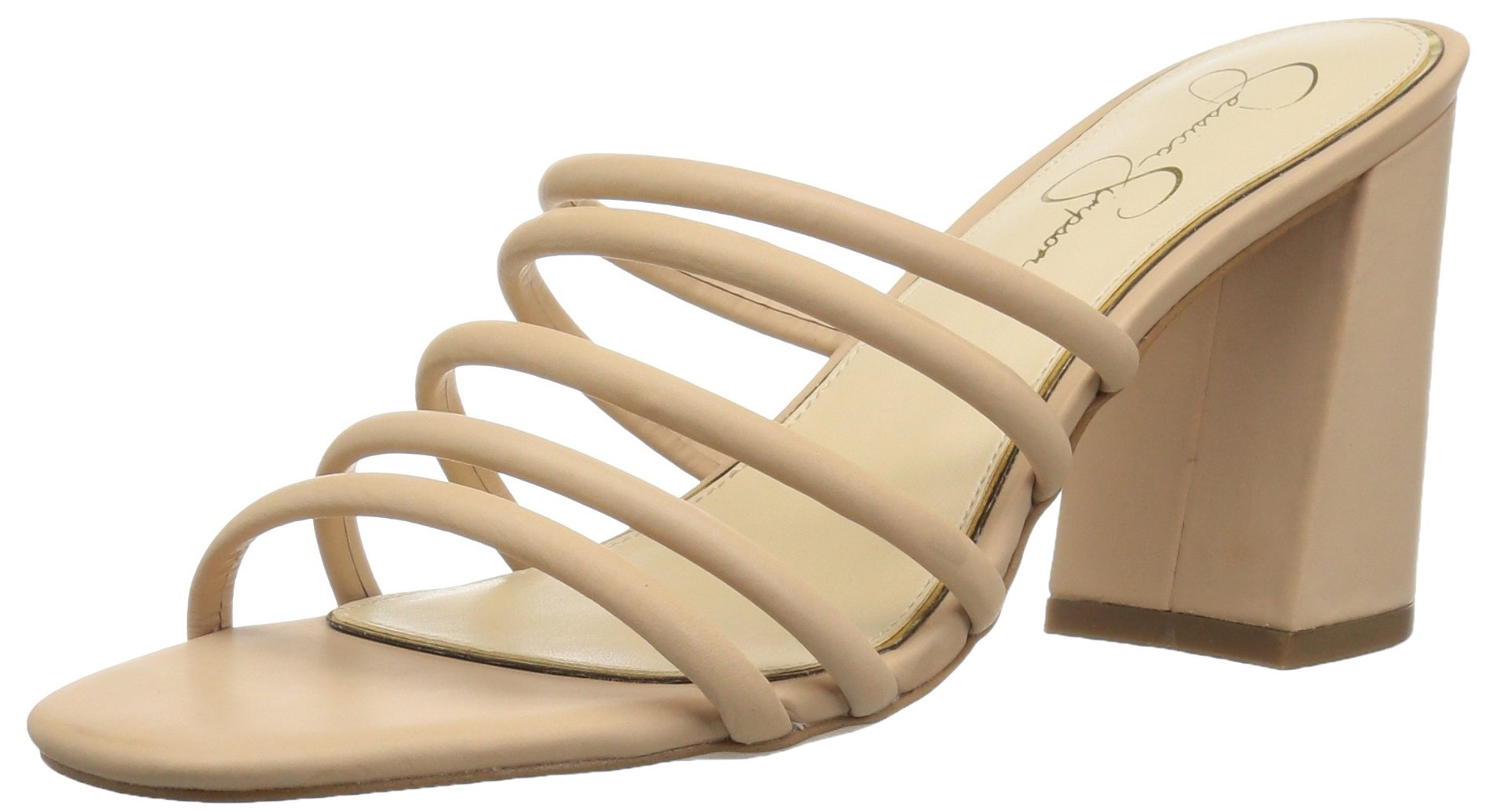 Jessica Simpson Womens fixton Open Toe Special Occasion Slide Sandals