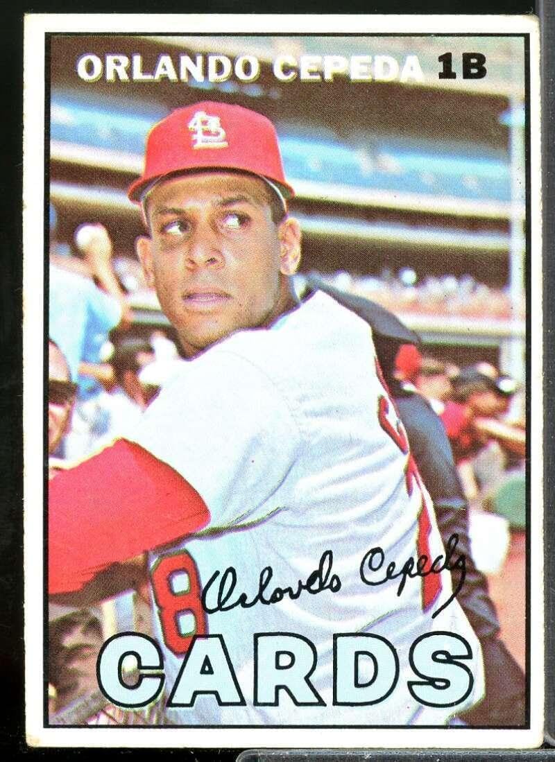 Orlando Cepeda Card 1967 Topps #20 - Slabbed Baseball Cards