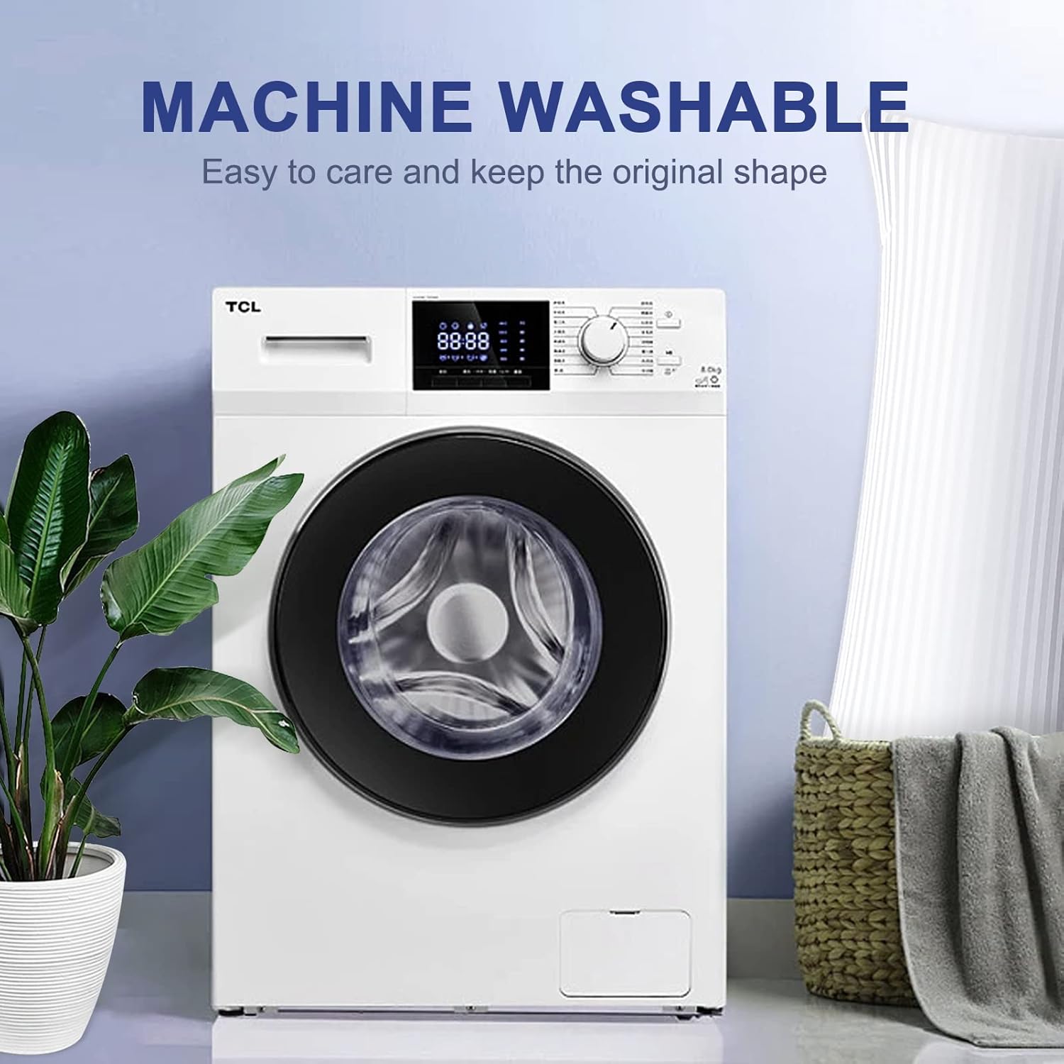 YUGYVOB Cooling Body Pillow for Adults- Satin Stripe Long Pillow for Bed, Full Body Pillow Insert, Fluffy & Firm, 20x54 Inch : Home & Kitchen