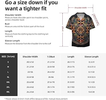 Chemise Homme été Imprimé Scarabée égyptien - Manches Courtes, Tissu Léger | Pour Vacances, Plage, Soirée, Look Décontracté