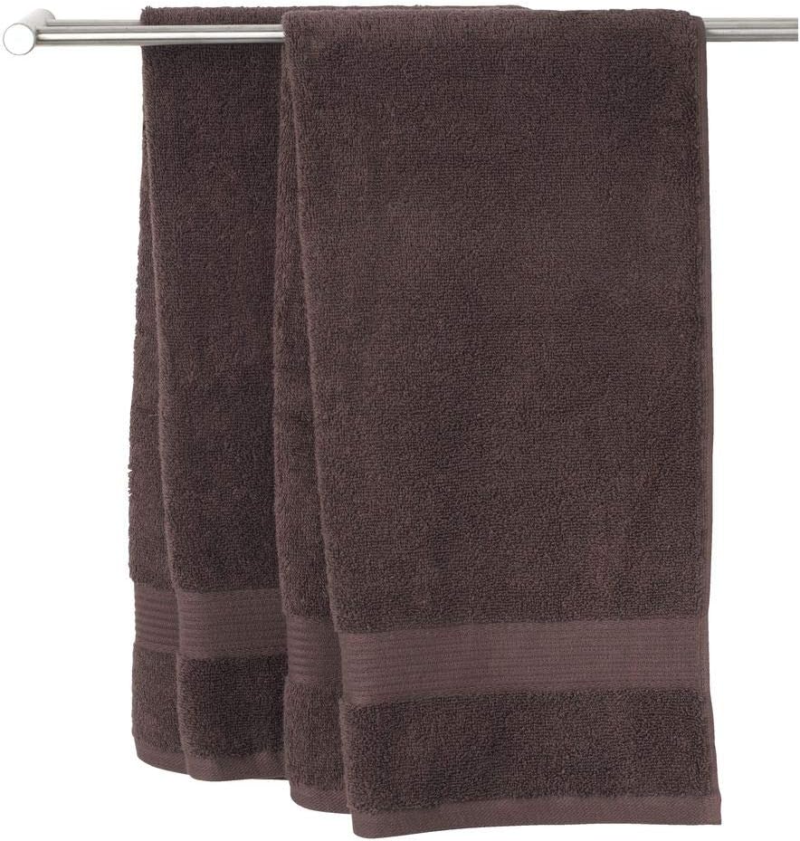 Pre-Washed All-Natural Hemp & Cotton Terry Towel – Soft, Moisture-Wicking, Quick-Dry, Hypoallergenic Bath Comfort (Brown, Medium Bath Towel 20x40)