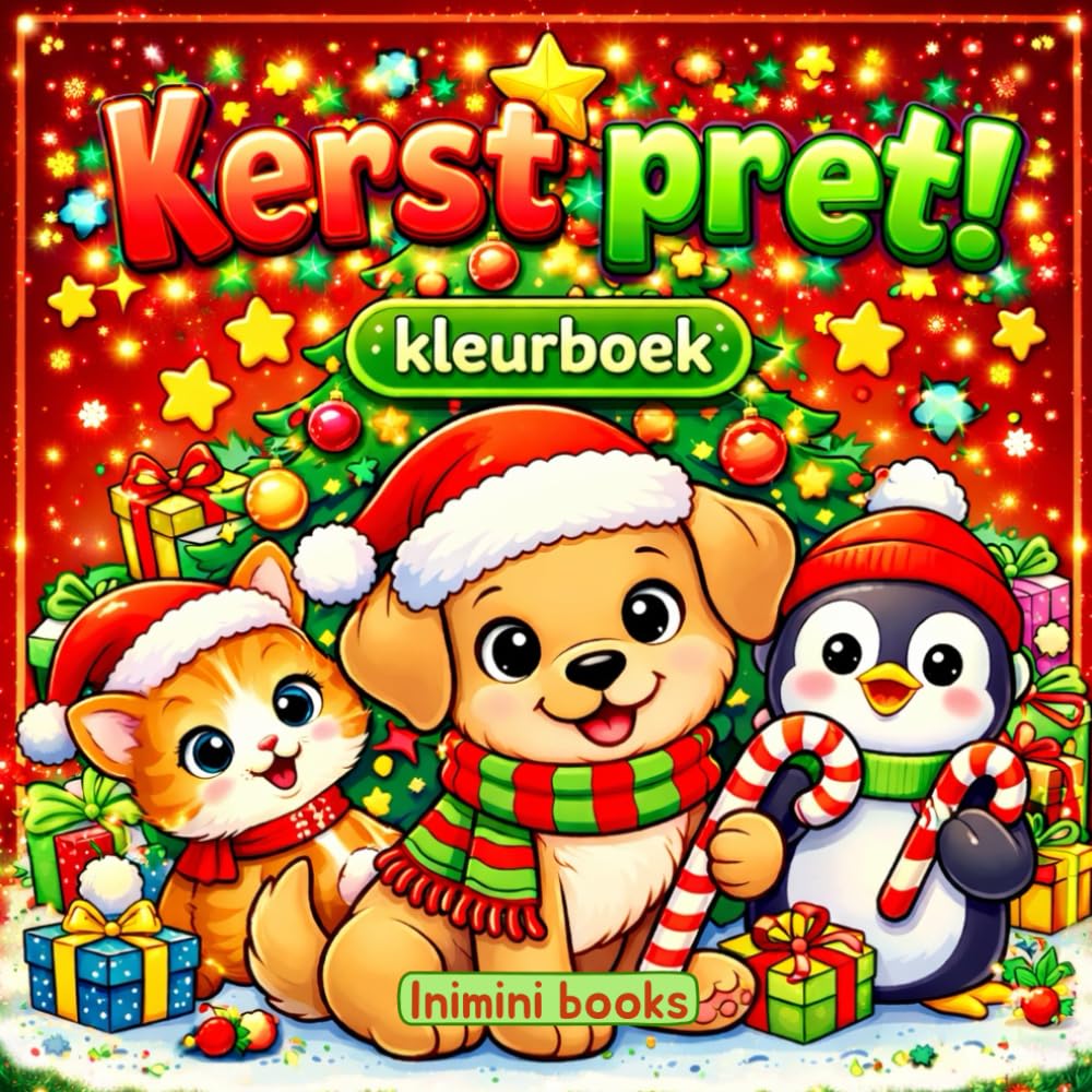 Kerstpret kleurboek: Magisch kleurboek voor jongens & meisjes.