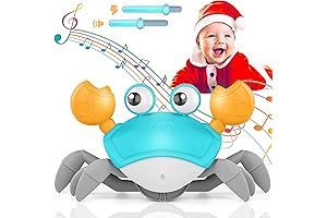 Upgraded Crawling Crab Baby Toy for Tummy Time Development