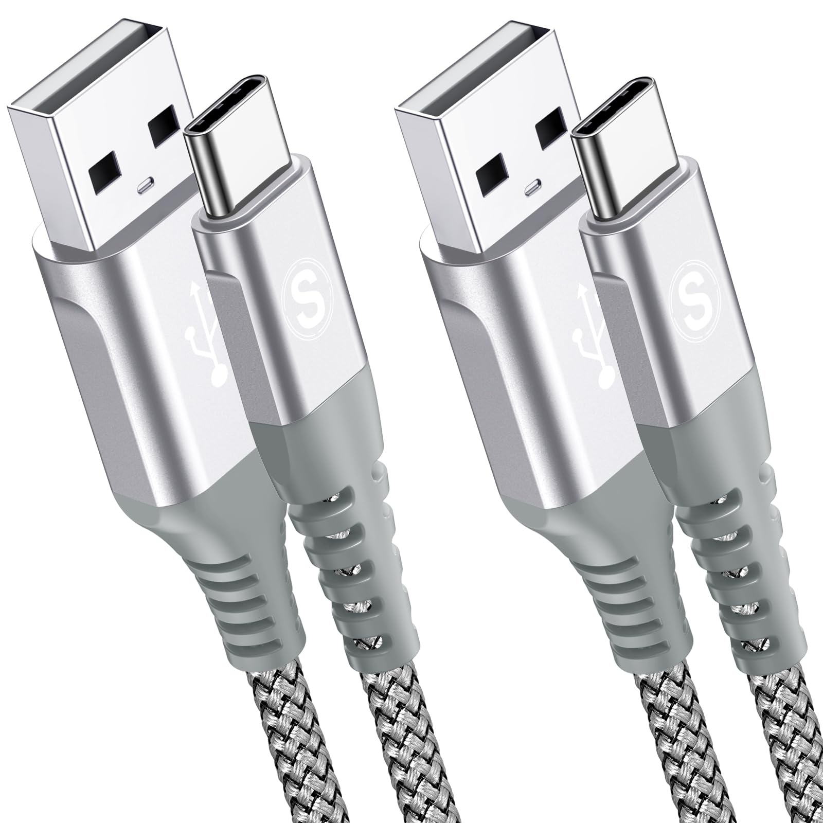 USB C Charger Cable [2Pack,10ft+10ft] 3.1A Type C Charger Fast Charging Nylon Braided USB Cord for iPhone 16 15 Pro Max Plus Samsung Galaxy S25 S24