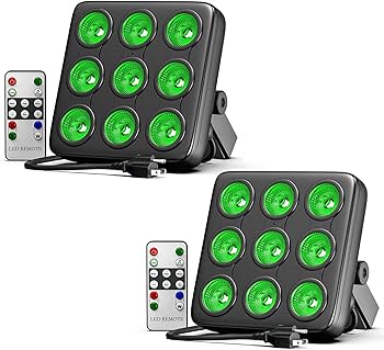 Amazon.com: DazzlingStage 90W Square LED Stage Lights, Corded RGBW