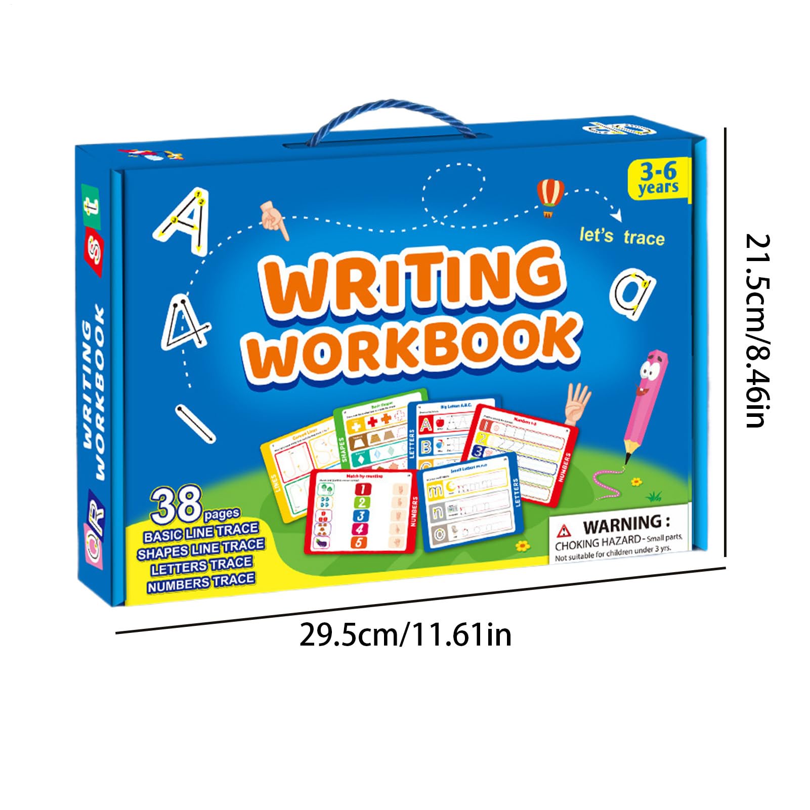 Libri Di Pregrafismo Per Bambini Quaderno Di Calligrafia, Giochi Educativi | Libro Traccia Lettere e Scrittura dei Bambini Ragazzi Ragazze Prescolari Scuola Materna Scuola Aula