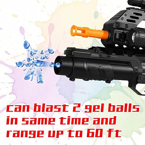 Miniatura 3 de EMERBU Gel Splat Blaster P90 de la serie EMERBU Lite - Batería recargable modular de 7.4 V - Manual y totalmente automático - para mayores de 15