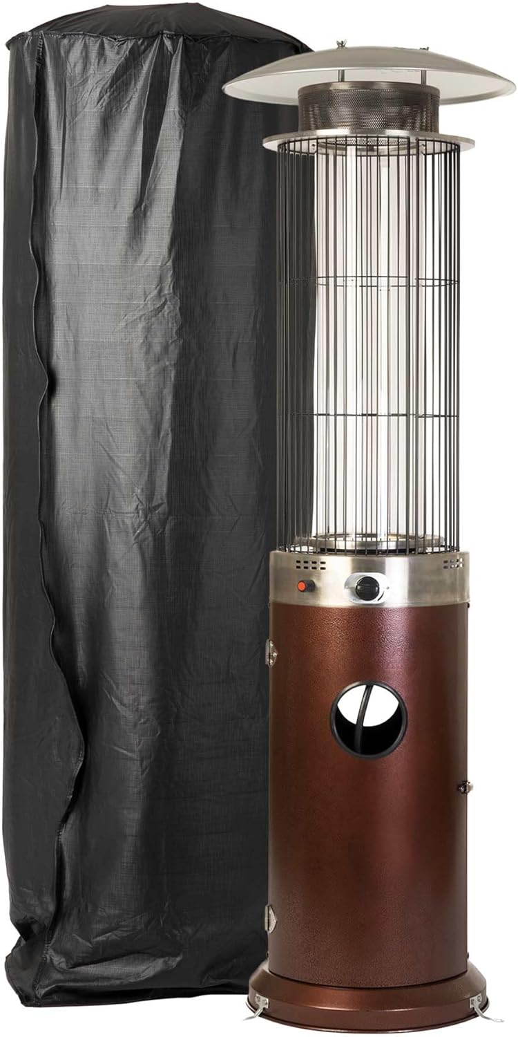 Paramount Outdoor Patio Heater Cover for Spiral Flame Heaters, PH-COVER-207, black