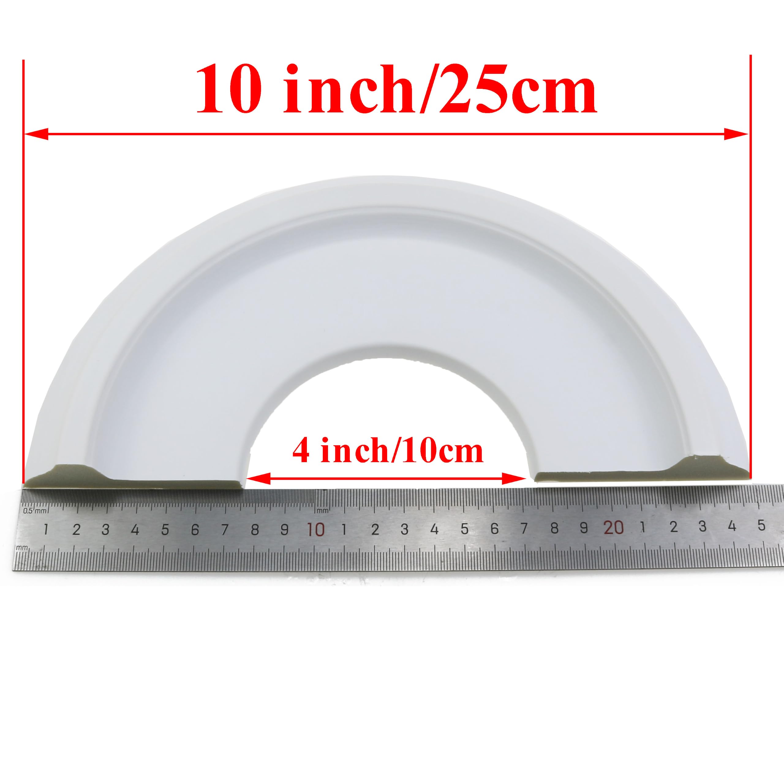 10 Inch Split Ceiling Medallion Trim Ring for Lights and Fans — Amazon image 3