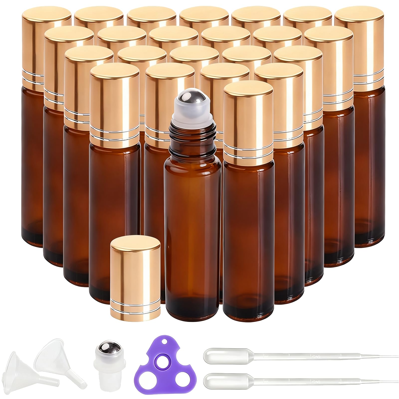 Huiles essentielles PrettyCare lot de 24 flacons de 10 ml pour diffuseur