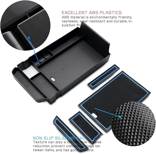 Miniatura 4 de Organizador de consola central para CX-30, Mazda CX-30, consolas y organizadores automotrices 2020+ Mazda CX 30 accesorios bandeja de almacenamiento