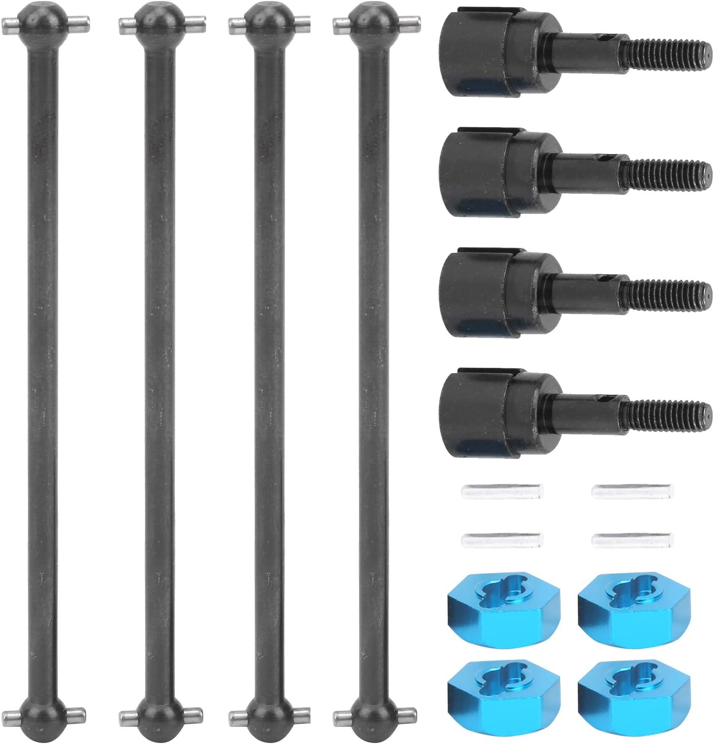 RC Drive Shaft, Metal RC Car Drive Shaft Universal Drive Shaft Easy Installation Fit for HSP 94111 94108 1/10 RC Car