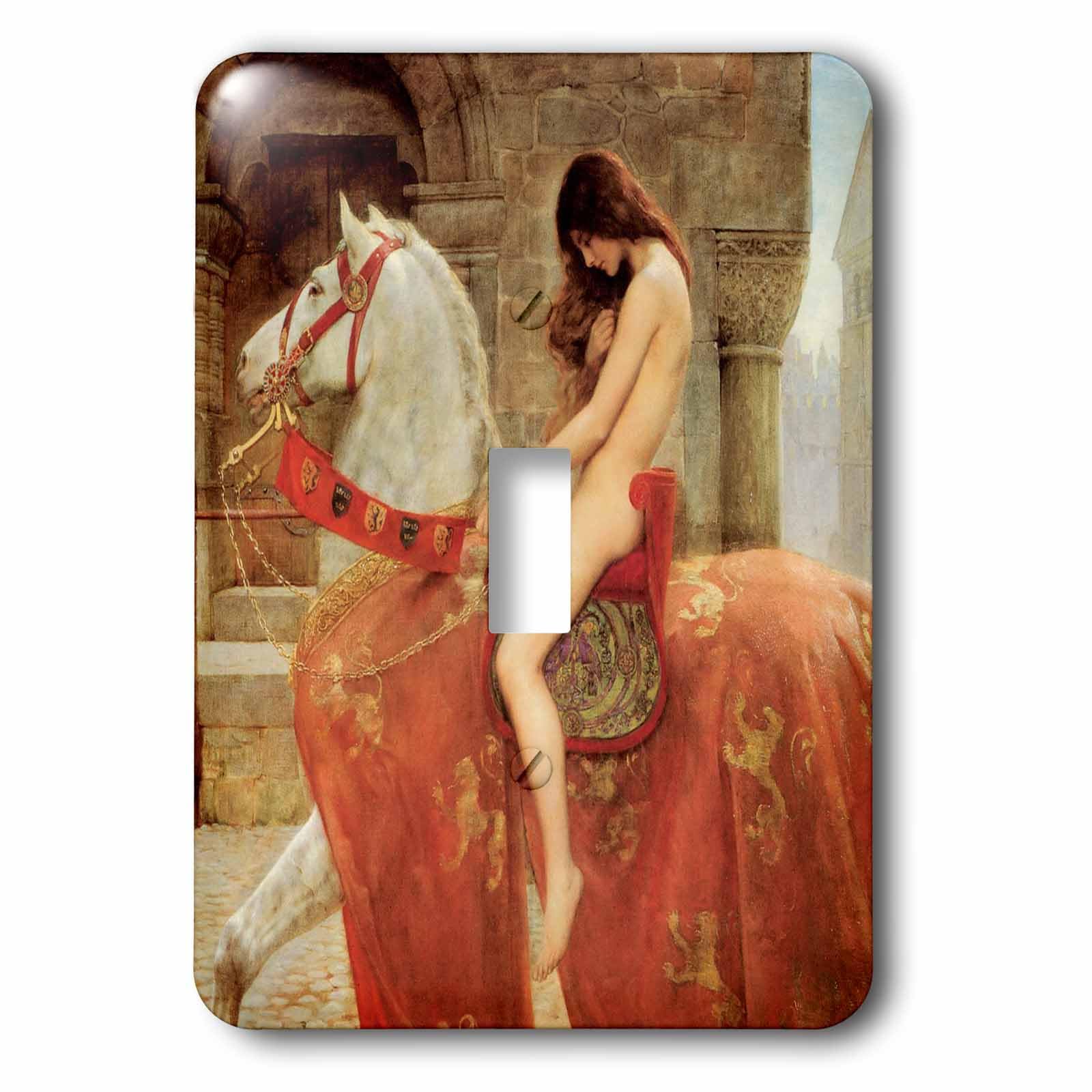 Interrupteur à bascule Lady Godiva Collier 3dRose lsp_164544_1 multicolore pour mur