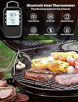 Vista 3 de Govee Termómetro Bluetooth para carne, termómetro inalámbrico de carne para horno ahumador, termómetro digital para parrilla con 2 sondas, modo