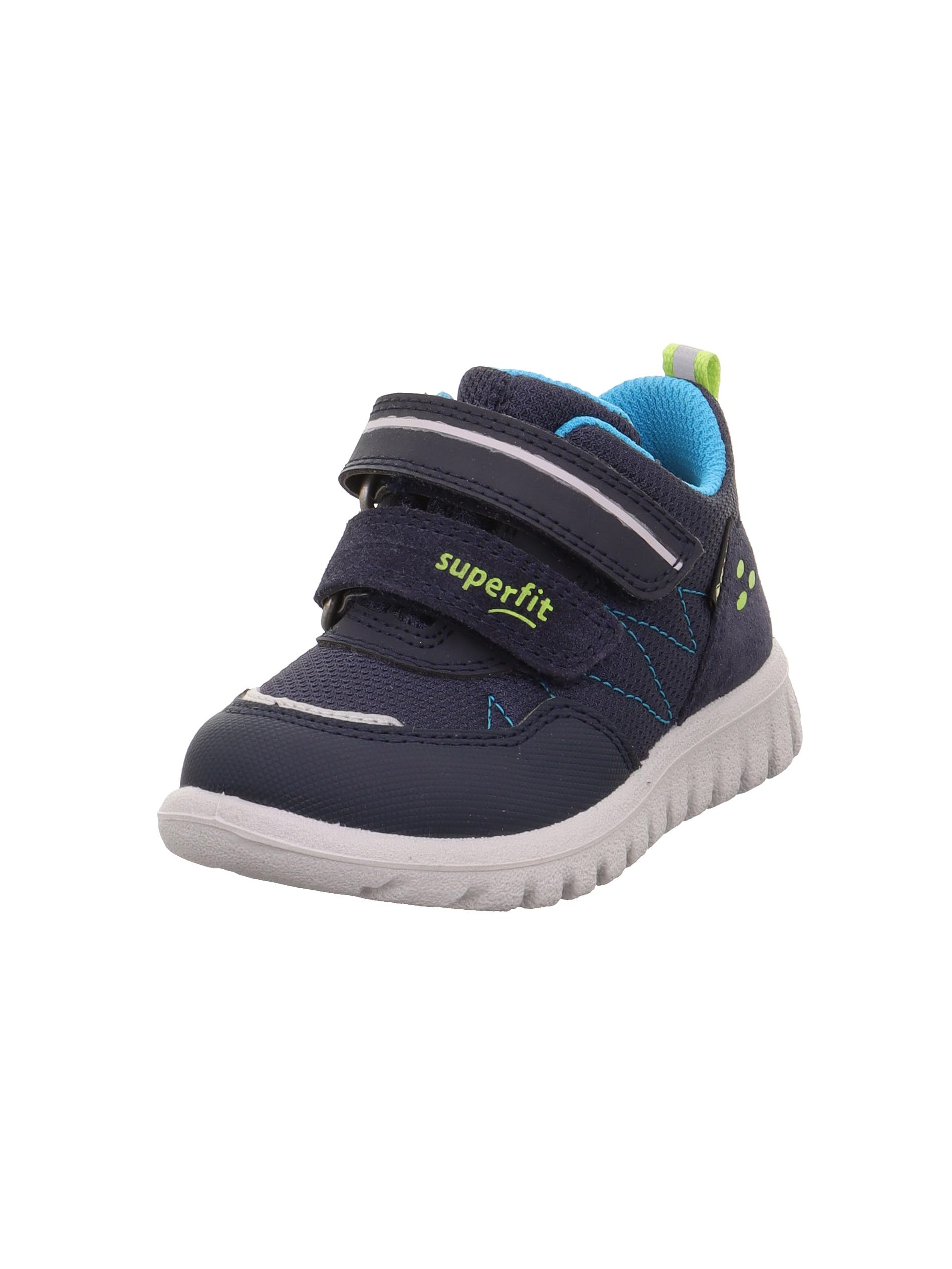 Superfit Boys SPORT7 MINI Gore-Tex Sneaker, Blau/TÜRKIS 8020