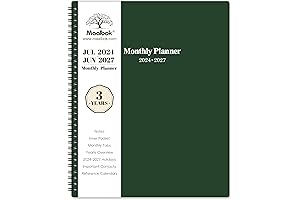 Three Year Monthly Planner 2024-2027