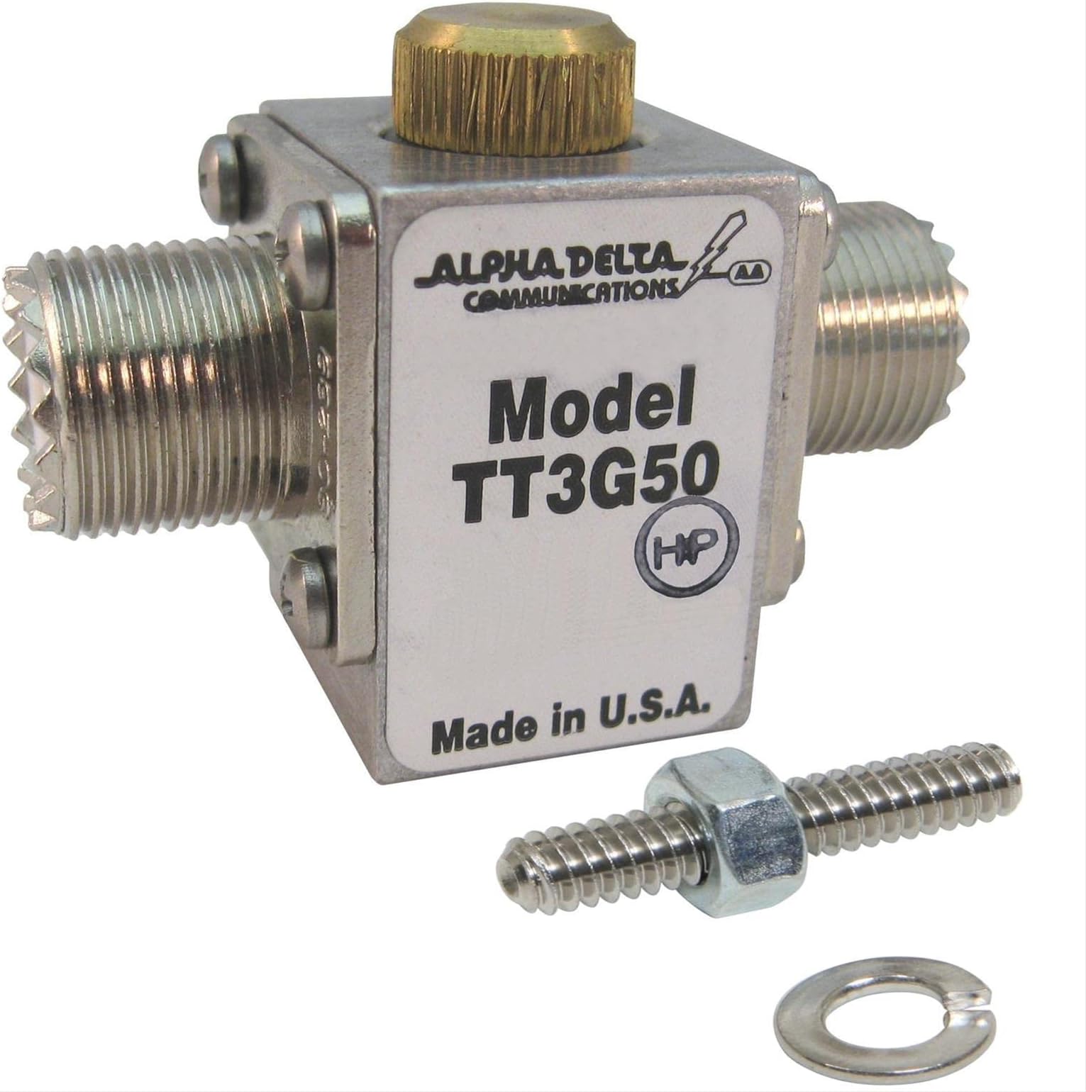 ATT3G50UHP Original Coaxial Surge Protector; Frequency: DC-3GHz; 2OOO Watts; Connector - SO-239