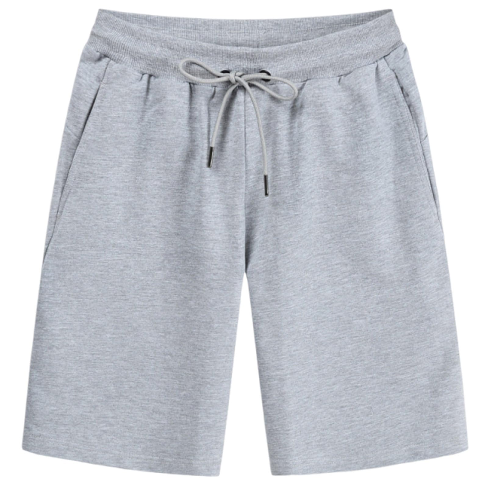 Mens Athletic Shorts with Pockets Elastic Waist Drawstring Quick Dry Active Workout Mesh Sweat Waffle Contrast Lounge