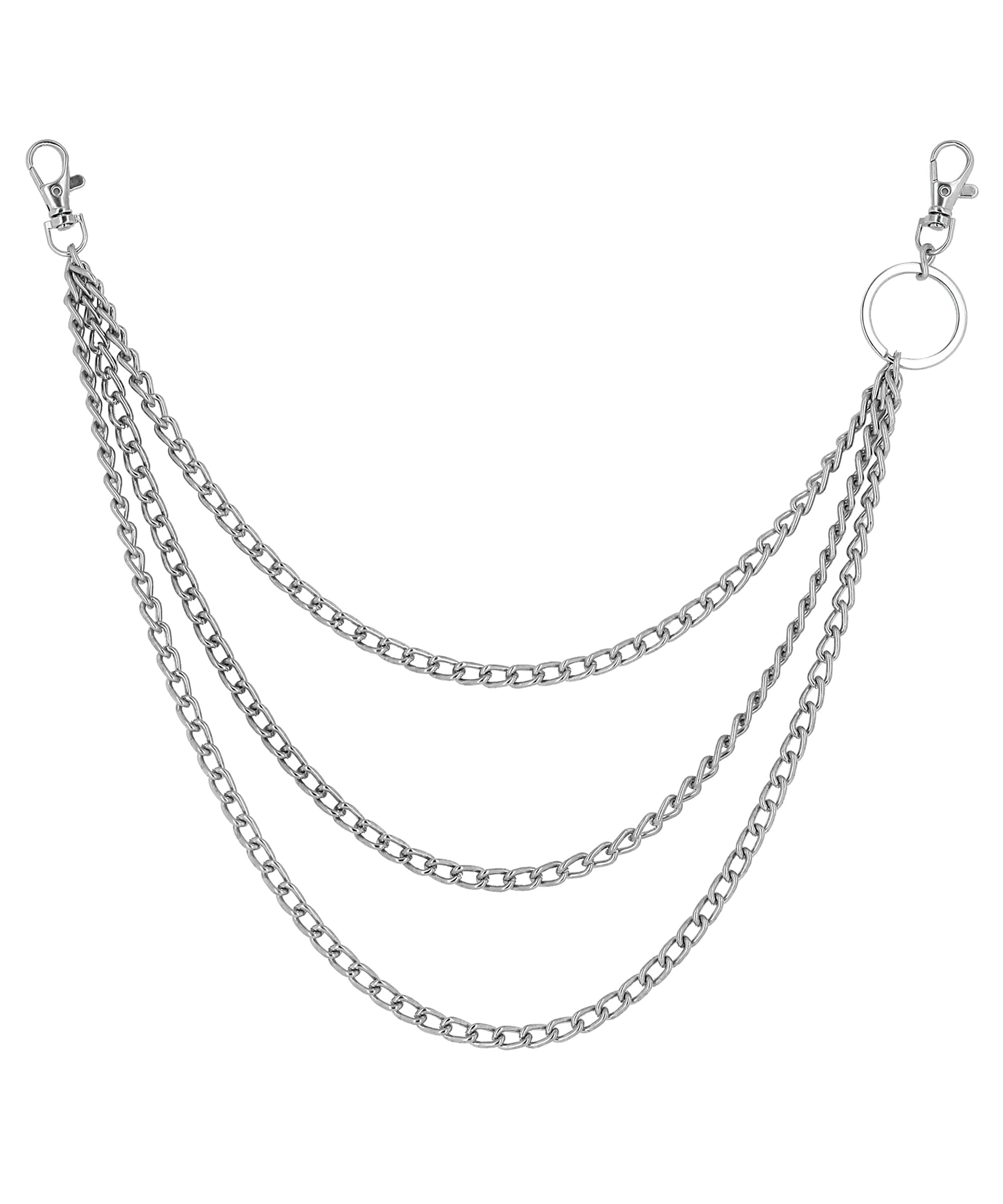 its 4 you Jean Side Pants Chain,Gothic Punk Trouser Chain,Hip Hop Chain,Wallet Chain Silver (For Womens,Mens And Boys) #MTAC101-picture-22