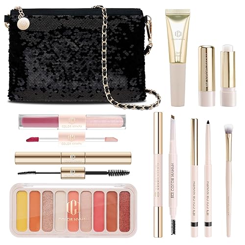 Miniatura 1 de Color Nymph Kit de maquillaje para niñas adolescentes, kit de maquillaje para niñas de 5 a 16 años, maquillaje todo en uno para mujeres con bolsa de