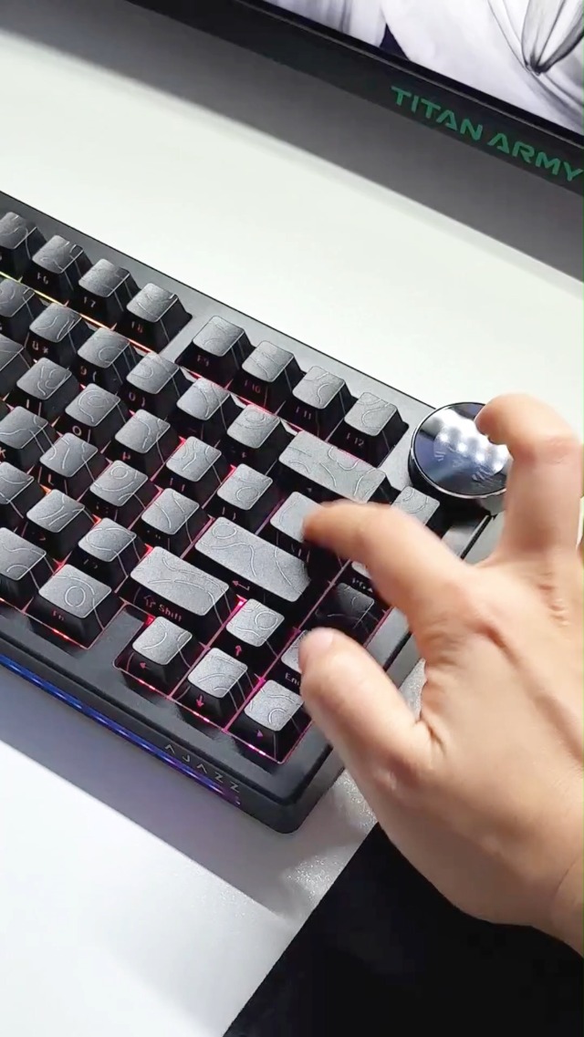 Amazon | AJAZZ AK820V2 メカニカルゲーミングキーボード 75% 81キー