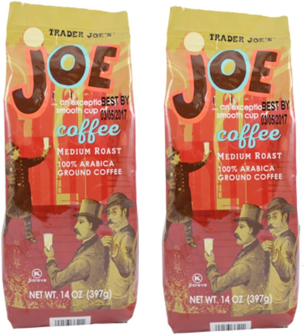 Trader Joe'sMedium Roast Ground Coffee 14 oz. (Pack of 2)
