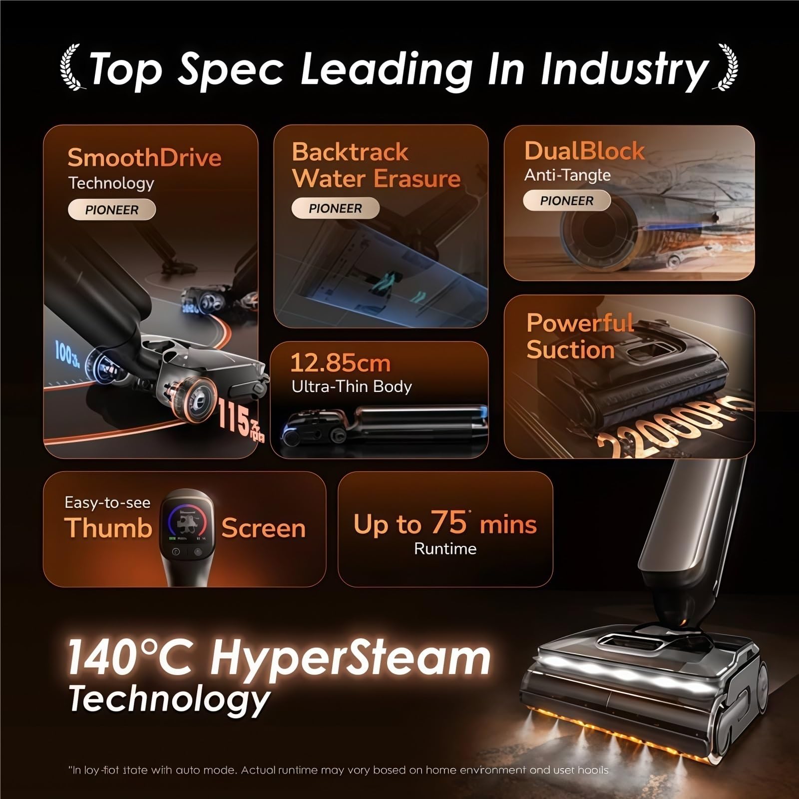 Compatible con Tineco Accesorios para Aspiradora De Vapor Húmeda Y Seca Tineco Floor One S9 Artist con Limpieza Y Depósito De Agua Sucia Y Limpia