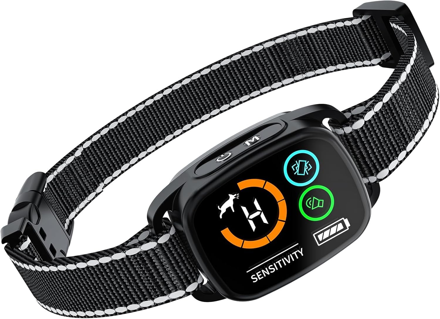 Tots 'n' Tails Anti Bark Dog Collar, Rechargeable Smart Collar Harmless, Vibration