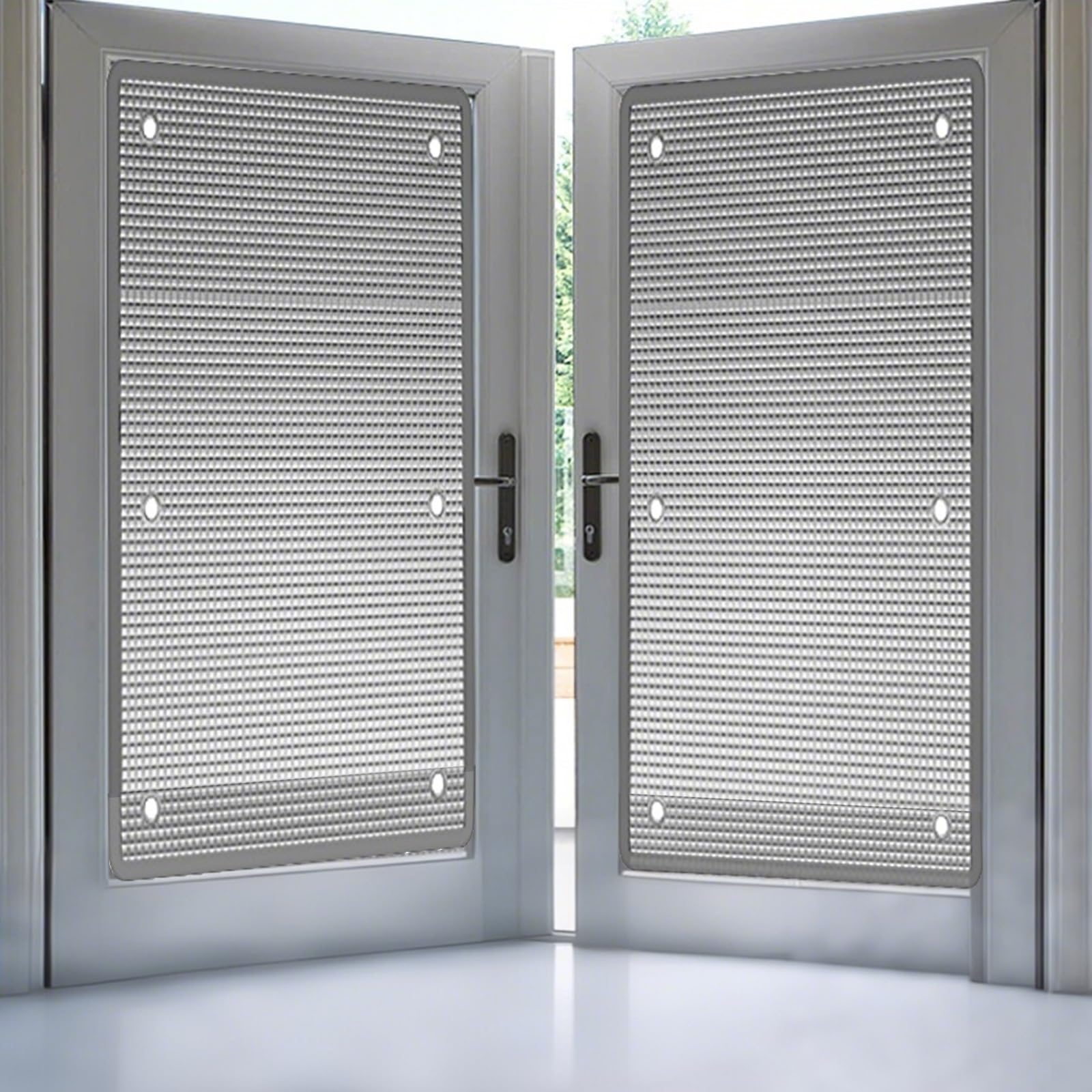 Window Film Heat Blocker 99％ Privacy Protection Glass Tint Sticker 9mm Aluminum Foil Insulation Foil 30cm-200cm Thermal Insulation Reflective Film for Office Home(Gray,80x100cm)