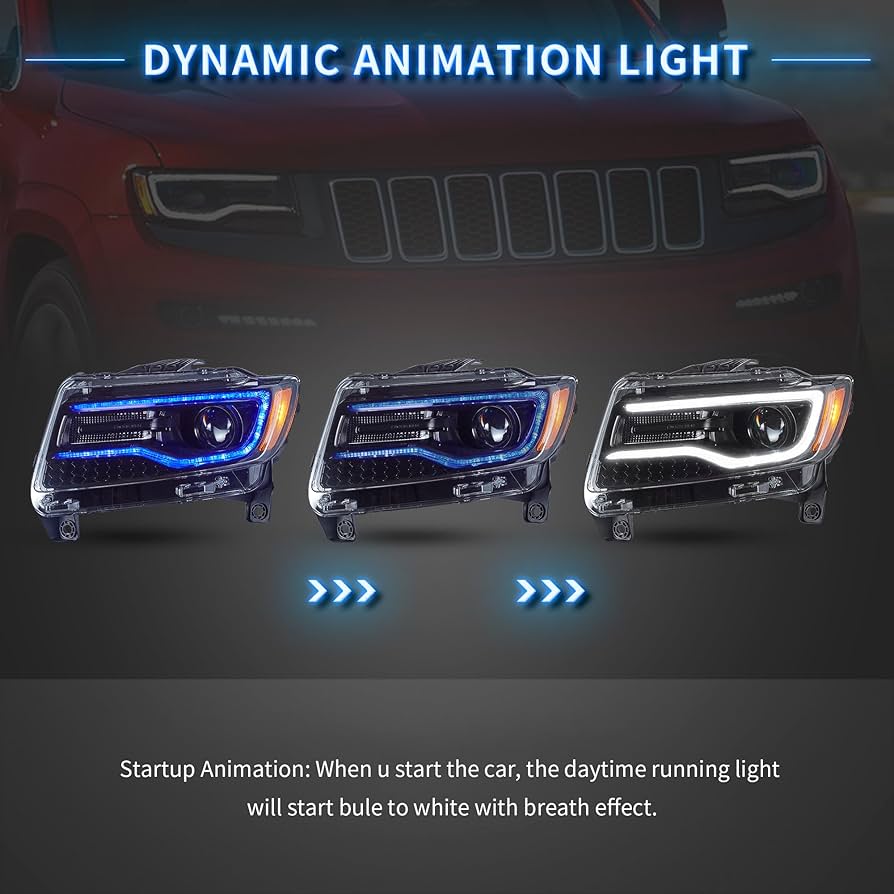 ADA PRO SERIES ピンセット 2013モデル L Amazon.com: YUANZHENG Headlights For Jeep Grand Cherokee WK2