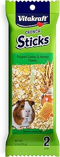 Sponsored Ad - Vitakraft Crunch Sticks Guinea Pig Treat - Chew Sticks - Supports Dental Health, Long-Lasting Fun