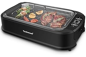 Techwood Smokeless Electric Indoor Grill