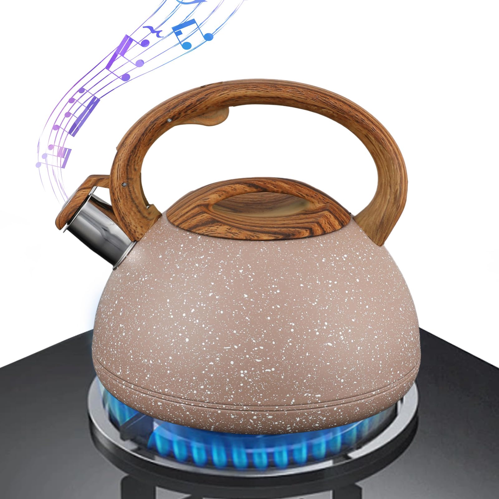KETTLE ブラウン bonny Amazon.com: Kettle Teapot, Stovetop Tea Kettle Food Grade