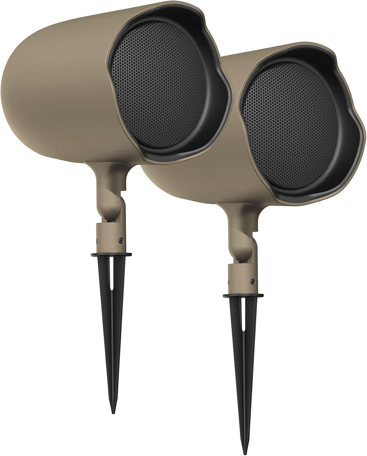 JBL Professional GSF6TN Waterproof, Ground-Stake Outdoor Landscape, Garden Speaker, 6.5" Coax, Tan, 1 Pair of Speakers