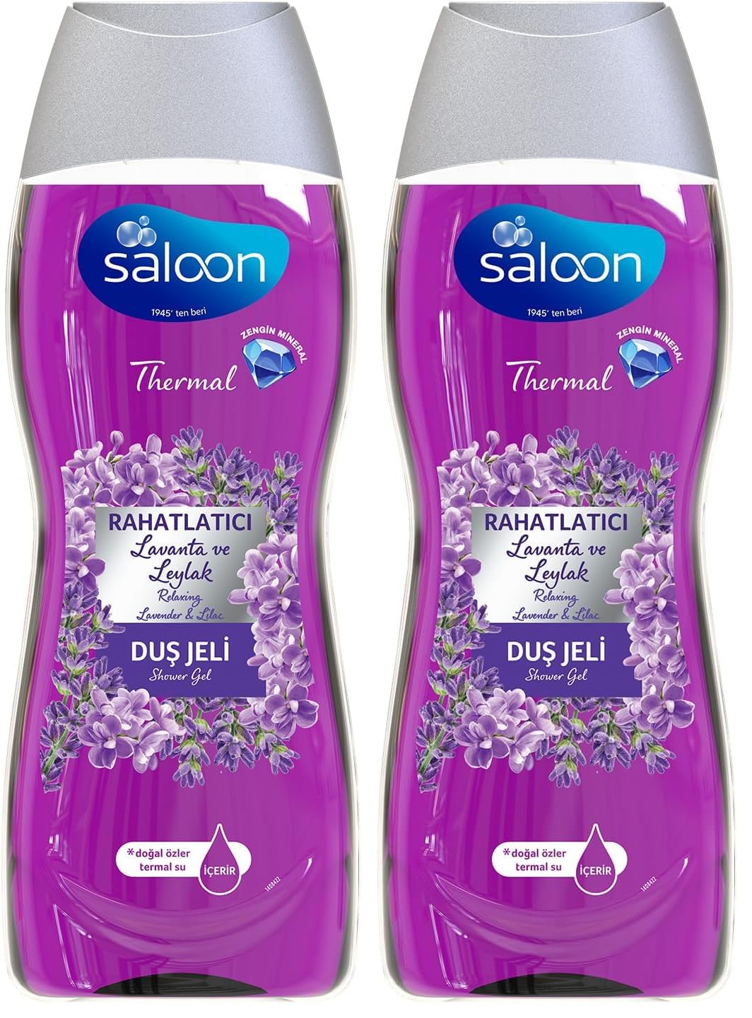 SALOON Therml Duş Jeli Rahatlatici Lavanta & Leylak 450Ml 2li paket
