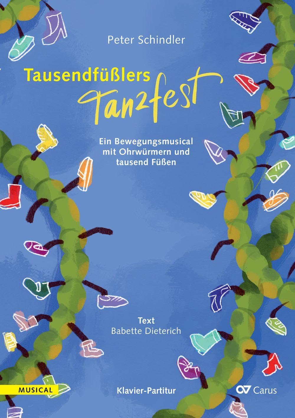 Livre musical Tausendfüßlers Tanzfest piano joie de danser en famille