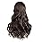 MapofBeauty Charming Women\'s Long Curly Full Hair Wig (Dark Brown)