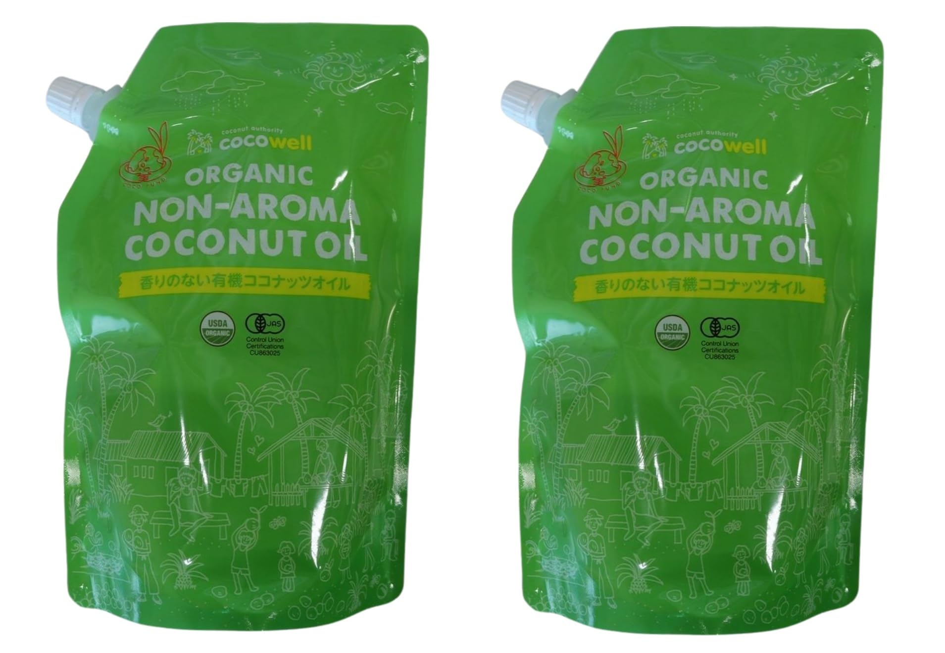 Amazon | ココウェル 香りのない有機ココナッツオイル 460g