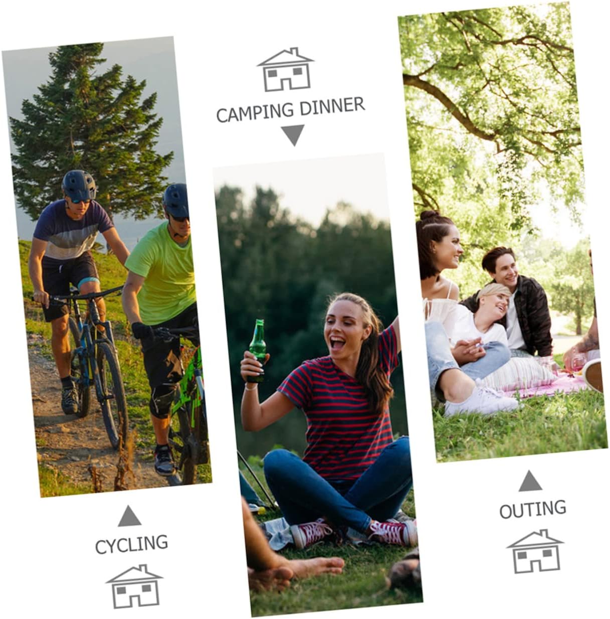 1set Lightweight Aluminium Alloy Camping Cookware Portable Person Outdoor Insulated Handle for Hiking and Backpacking Includes Stove and Cleaning Sponge